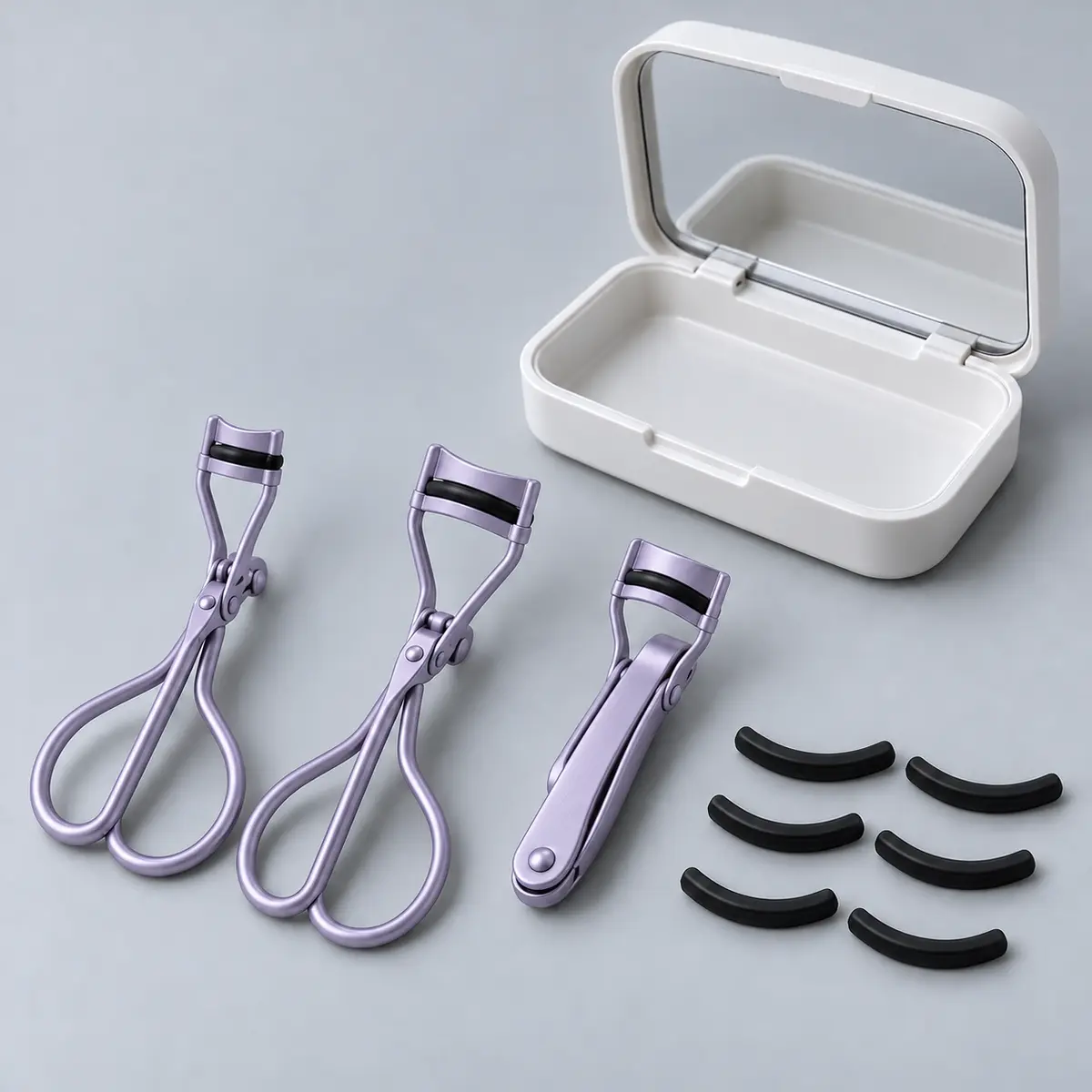 Relay Station in Lilac Grey, with included accessories